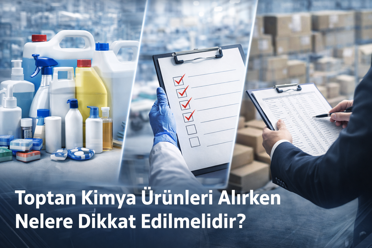 Toptan Kimya Ürünleri Alırken Nelere Dikkat Edilmelidir?